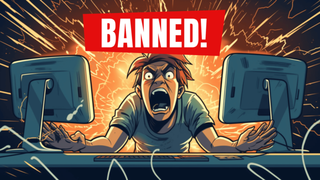 banned for follow for follow