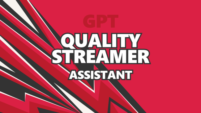 QSGPT - the best Streamer assistant GPT on the internet